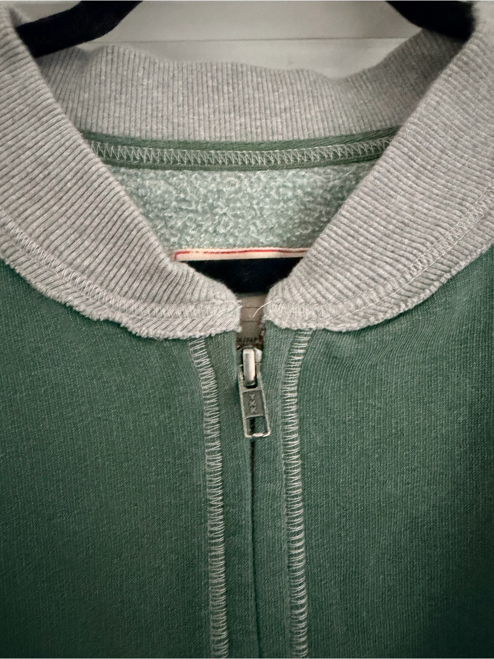 Free People Colorblock Zip-Front Bomber Crewneck - Picture 4 of 6